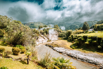 Caldeiras da furnas Sao Miguel Azores Portugal
