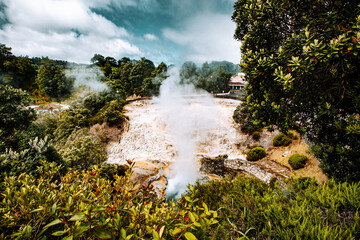 Caldeiras da Furnas Sao Miguel Azores Portugal