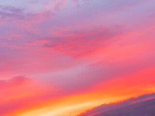Twilight sky background with Colorful sky in twilight background