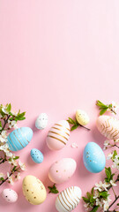 colorful easter eggs
