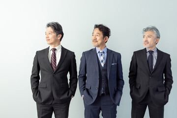 ミドルエイジ男性ビジネスパーソン