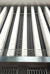 Modern Geometric Exterior Architecture of Istiqlal Mosque