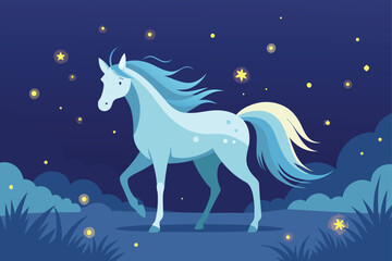 Fototapeta premium horse in the sky