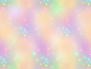 Dreamy pastel gradient with twinkling glitter, a gentle celestial background