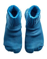 Blue baby socks cozy knitwear footwear infant apparel