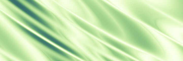 Abstract gradient green wave background