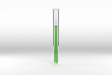 Test tube with chemical solution