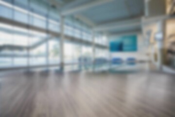 Computer generated image of empty lobby