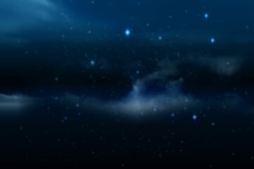 Low angle view of stars glowing in sky