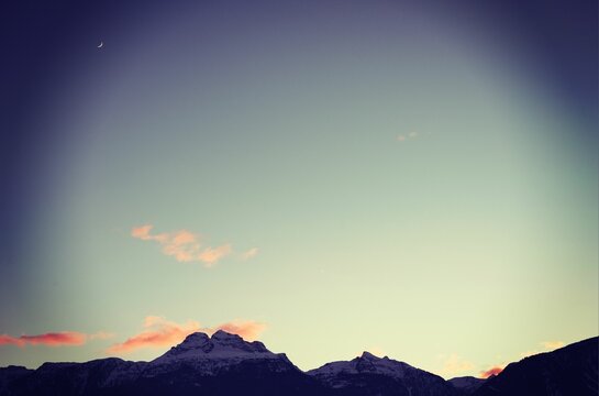 Fototapeta Snow capped mountains during winter