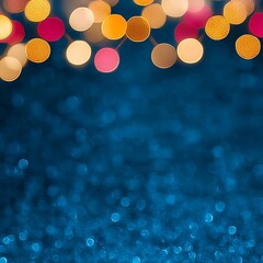 Abstract Bokeh Lights Festive Background