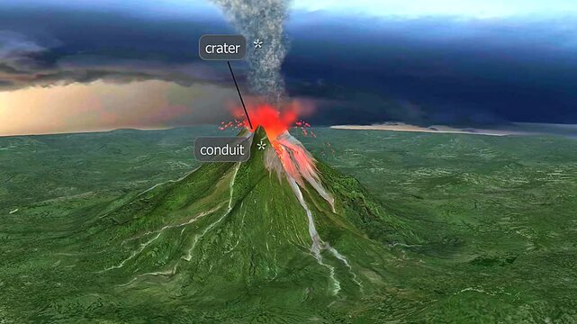Stratovolcano.