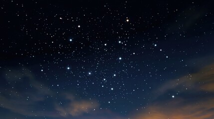 Obraz premium Night sky and stars