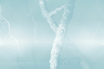 Digitally composite image of DNA