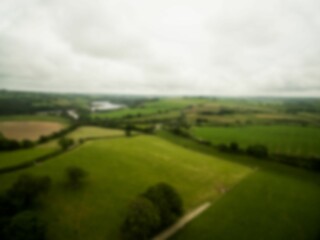 Aerial view of park against sky
