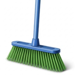 Illustration of a broom as a household tool to keep the house clean