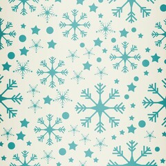 Fototapeta premium Digitally generated Snowflake pattern