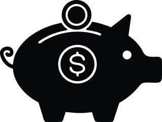 Obraz premium budget savings vector icon.eps