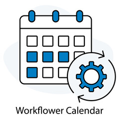 Workflower Calendar icon, Streamline Your Schedule with a Smart Workflow Calendar, Organize, Plan, and Execute: The Power of Workflow Calendars
