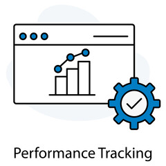 Performance Tracking Icon, Measuring Success The Power of Performance Tracking, Real-Time Insights Optimizing Outcomes with Performance Metrics