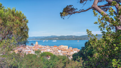 St Tropez village on the French Riviera