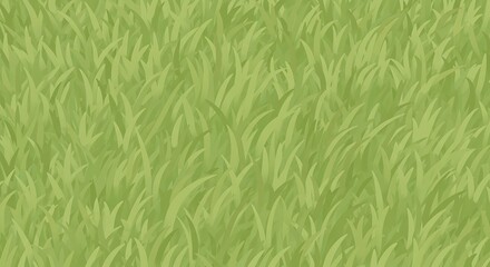 Detailed illustration of a grassy field.