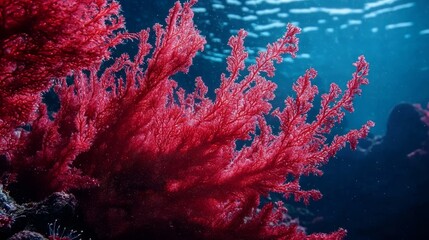 Known scientifically as Rhodophyta, marine red algae are used in various applications, including food and medicine.