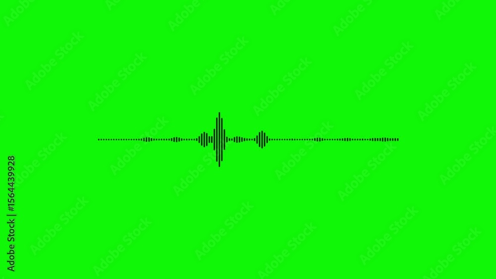 Poster audio visualizer with wave shows sound motion. wave animation represents music rhythm. visualizer hi