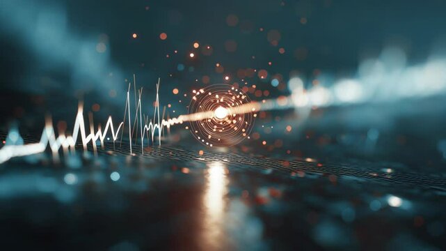 Quantum Decoherence as a Qubit Collapses from Environmental Noise