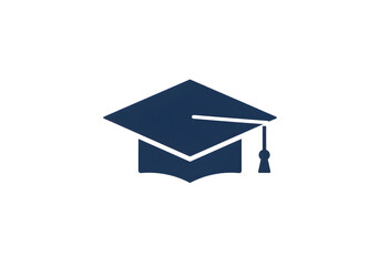Graduation Cap Icon Vector Illustration | Education and Academic Achievement Symbol for University, College, School Design