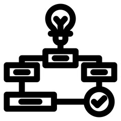 Workflow Outline Icon