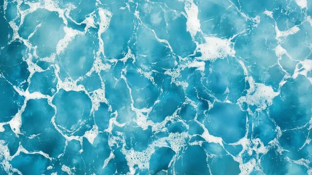 beautiful blue ocean wave