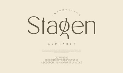 Clean and artistic sans serif font with modern form and creative ligatures, perfect for logos and editorial design