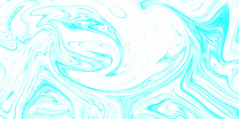 Abstract background of light blue liquid marble surface liner design. marble liquid ink texture. ink backdrop with wavy pattern. liquify swirl blue and white colour art. 
