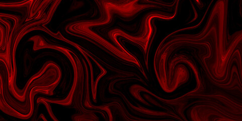 Abstract background of dark red liquid marble surface liner design. marble liquid ink texture. ink backdrop with wavy pattern. liquify swirl dark red and black colour art. 