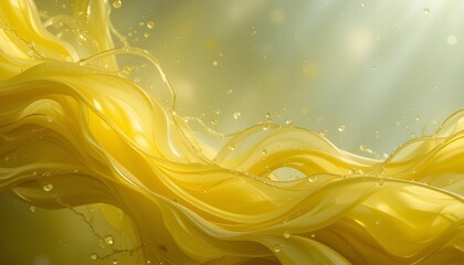 Yellow Soft Liquid Wavy Background for Modern Minimalist and Elegant Designs