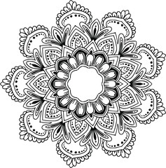 Ornamental luxury mandala pattern