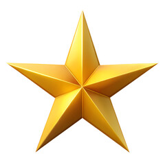 Golden Star Rating Icon