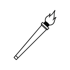 vector illustration of sword