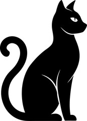 black cat silhouette