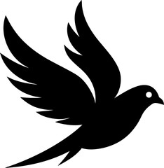 Bird flying vector icon