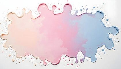 Obraz premium vector illustration of a pink background with splashes