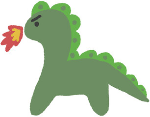 Cute Dinosaur Illustration