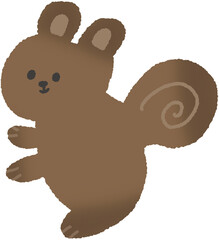 Cute Squirrel Illustration