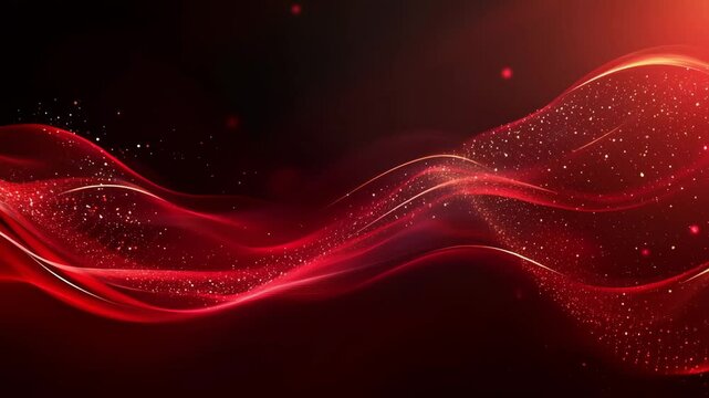abstract red fractal background