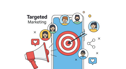 Obraz premium Understanding and Implementing Effective Targeted Marketing Strategies for Business Growth