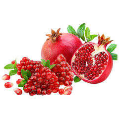 red pomegranate fruits, Juice Green tea Pomegranate Organic food, Pomegranate fruit Free to pull...