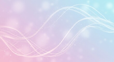 Delicate, flowing lines against a soft pastel background.