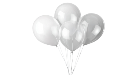 
Clouds floating in the clear blue sky isolated on white background