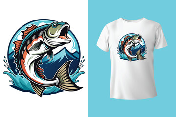 Fishing T shirt designFishing T shirt design